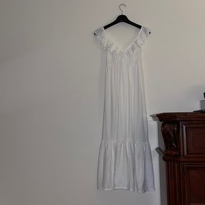 White long dress